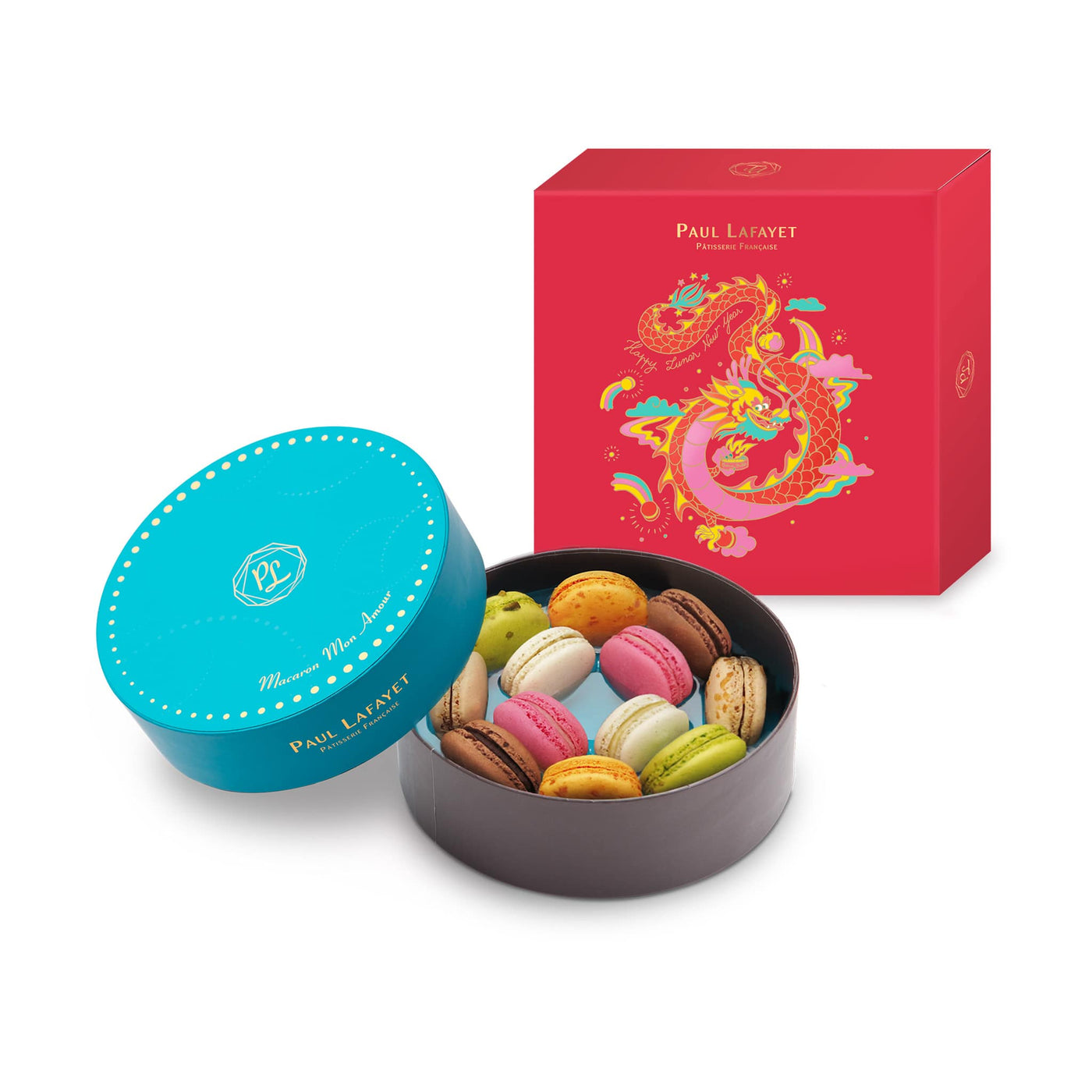 2024 焰龍迎春馬卡龍禮盒12件裝 CNY Scarlet Dragon Macaron Gift Box (12pcs)