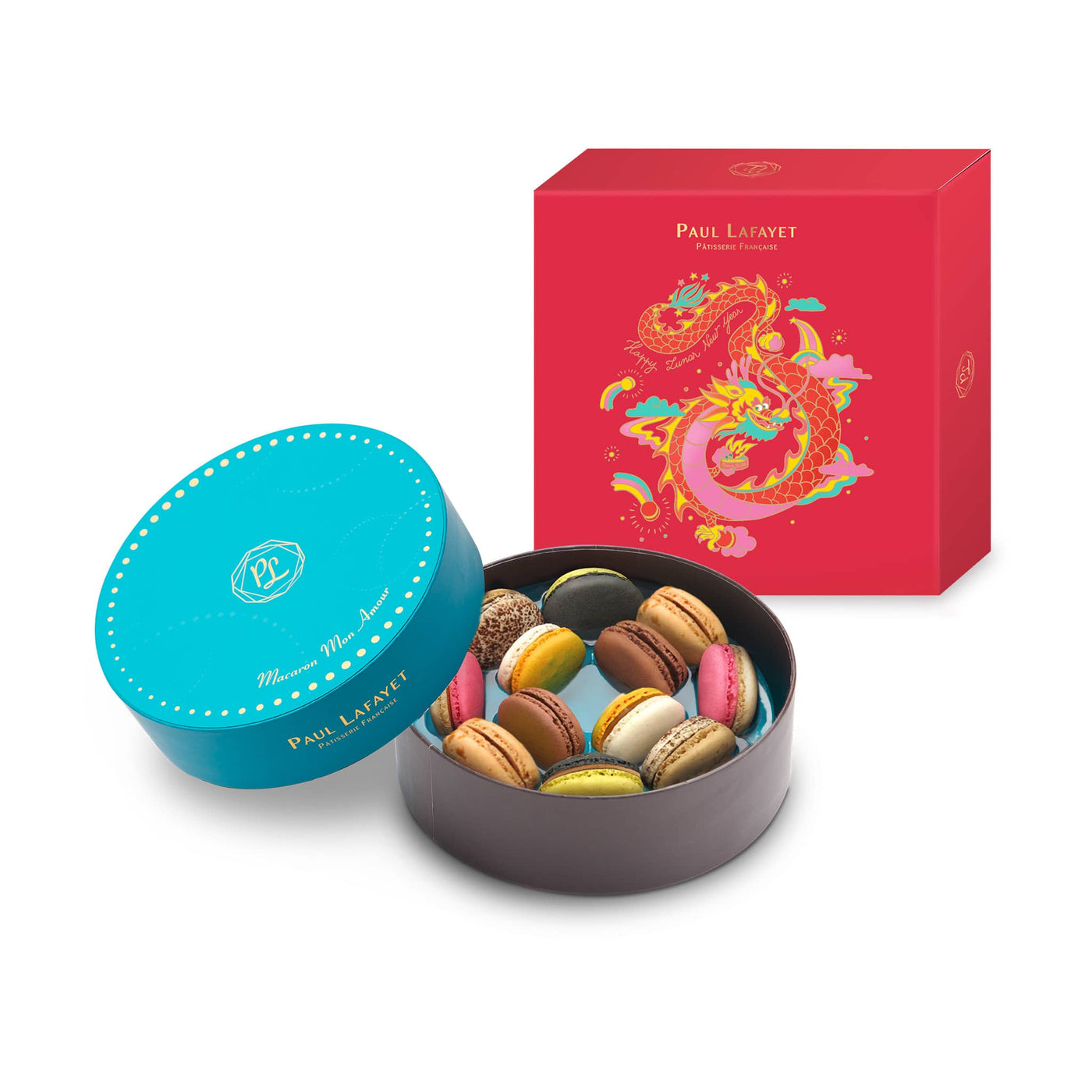 2024 焰龍迎春馬卡龍禮盒12件裝 CNY Scarlet Dragon Macaron Gift Box (12pcs)