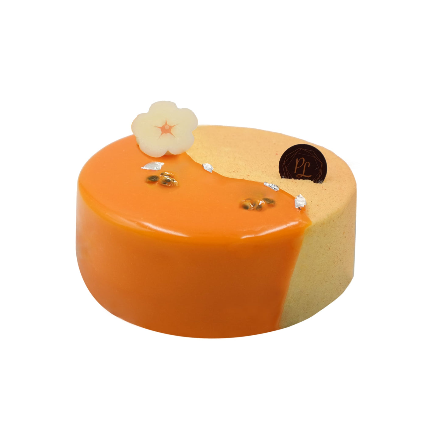 Mango Passionfruit Mousse Cake - Delight Cake