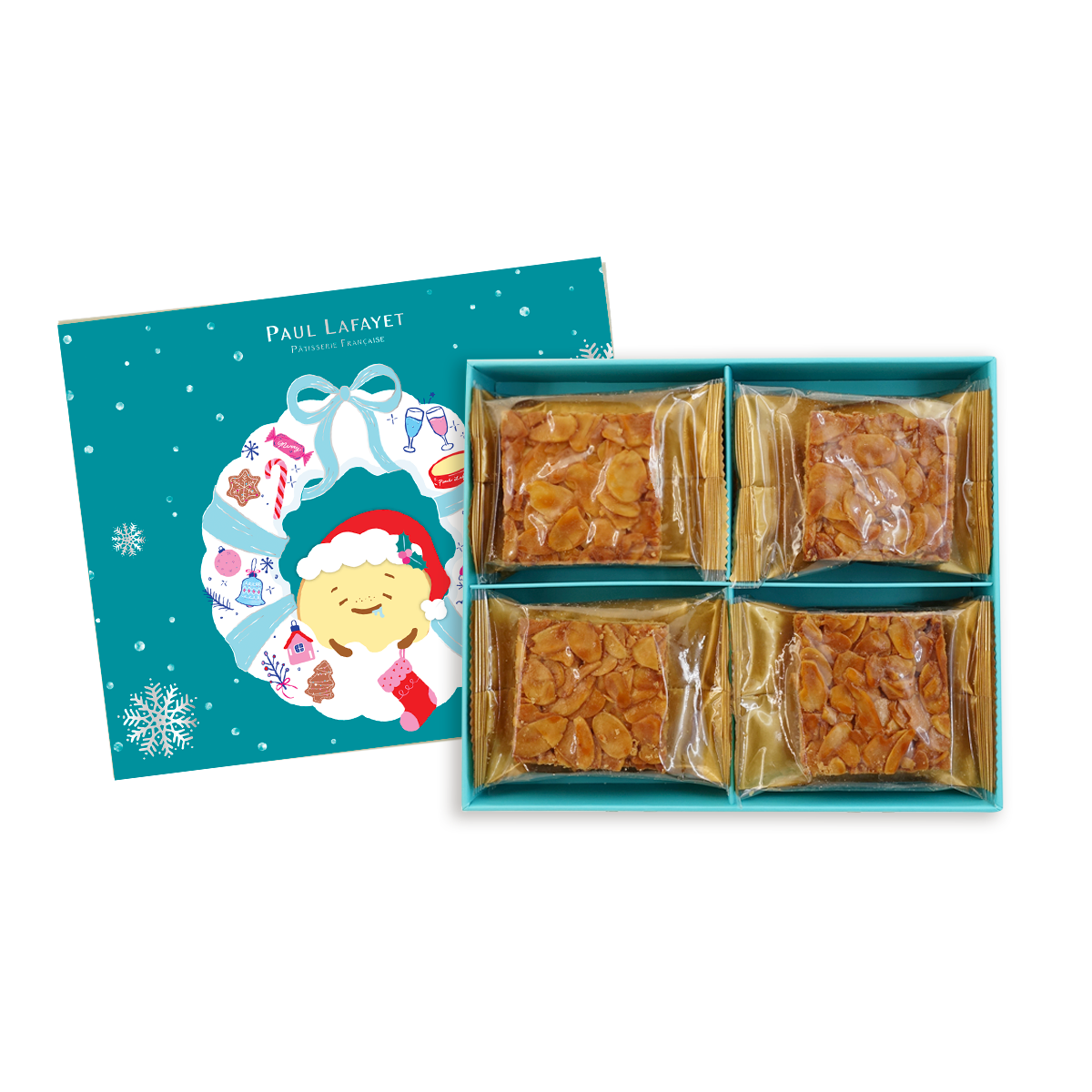Christmas Florentines Biscuits (8pcs)
