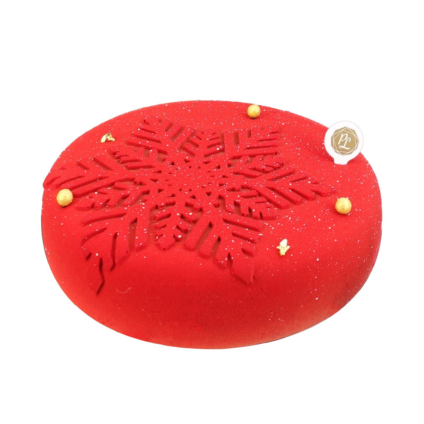 Christmas Raspberry Chocolate Snowflake