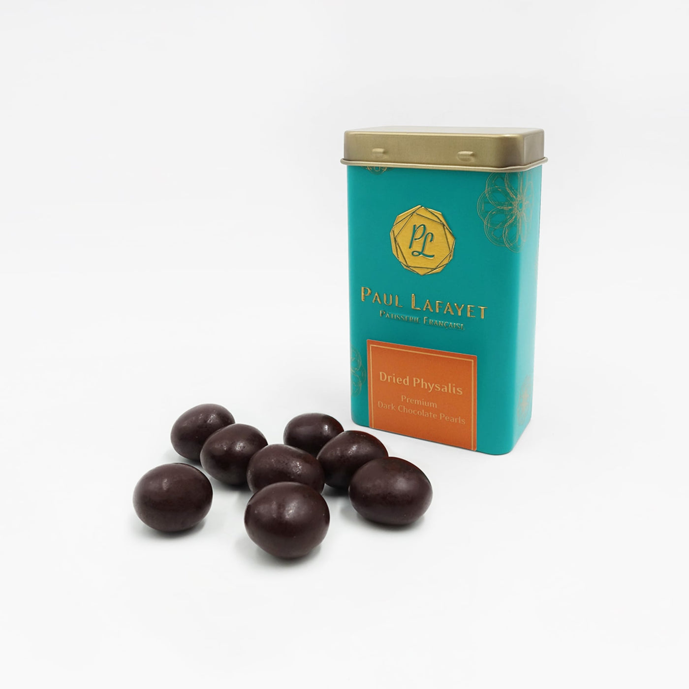 Premium Dark Chocolate Pearls - Dried Physalis