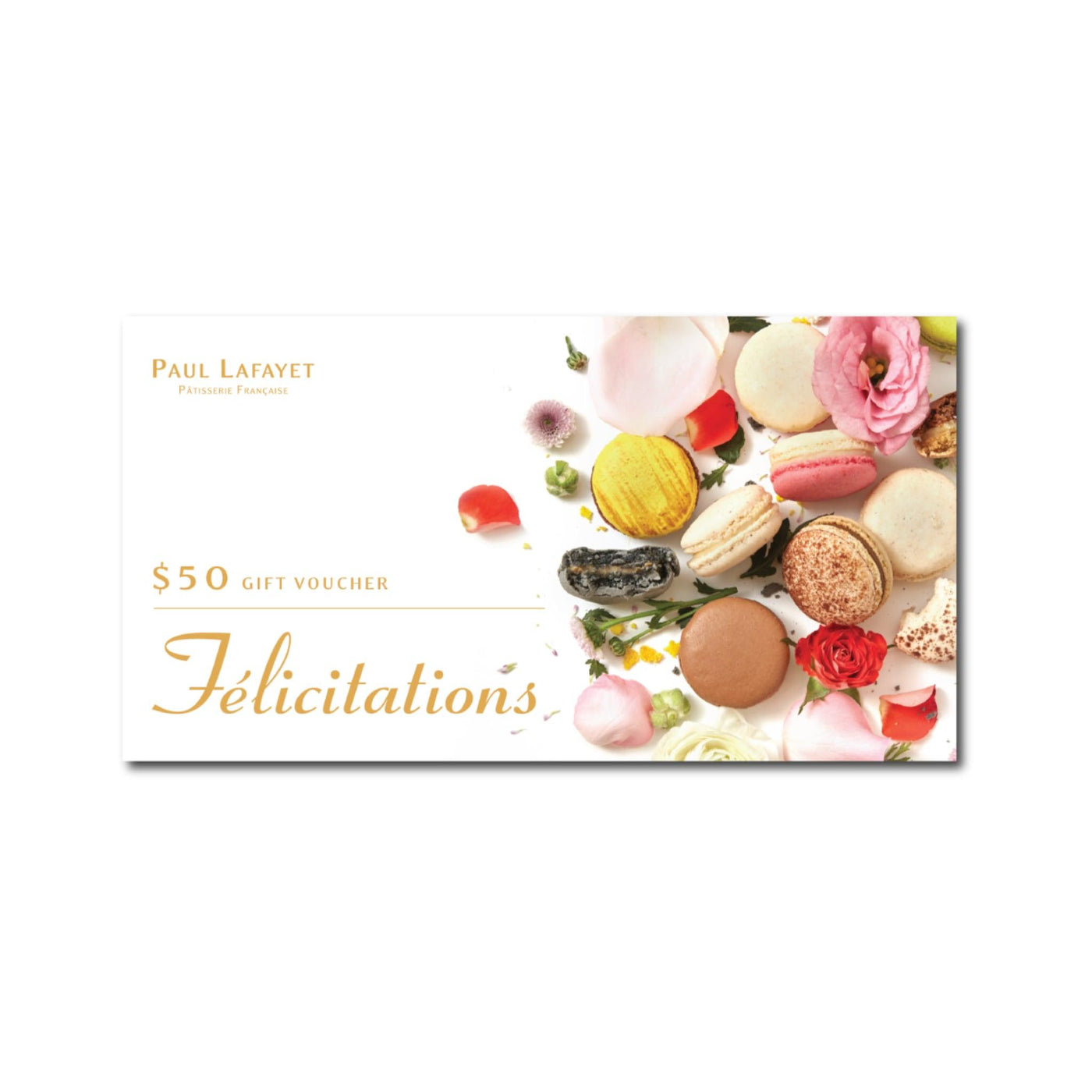 Wedding Voucher $50 (50pcs) + Get 5 Extra